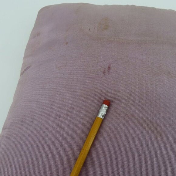 Handmade Multicolor Flower Floral Needlepoint Purple Back Throw Accent Pillow - Picture 10 of 13